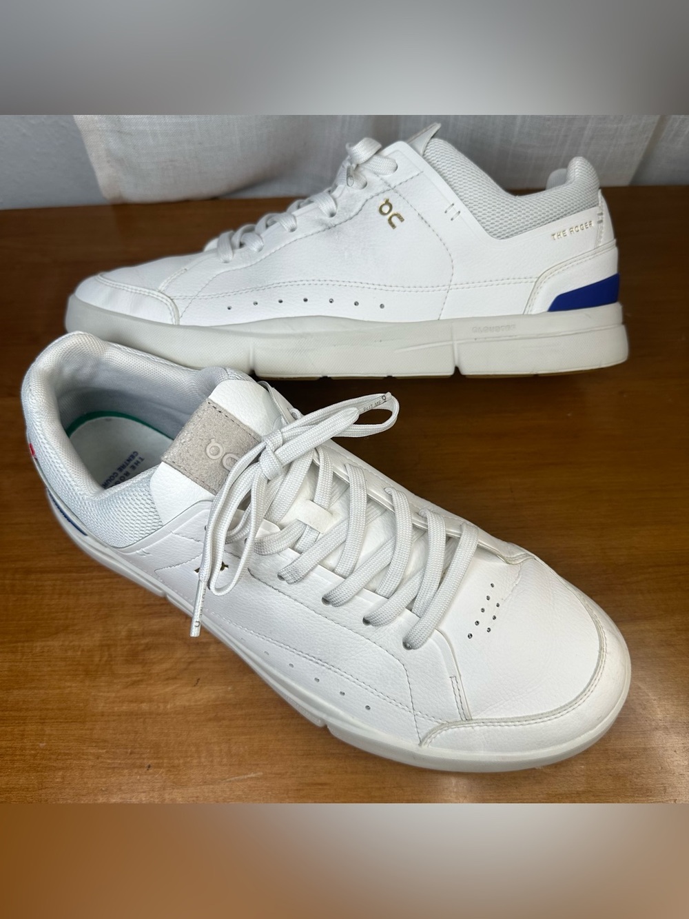 On The Roger Centre Court White Indigo Sneakers Men’s 11